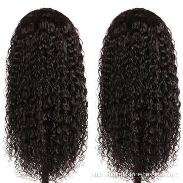 13*4 lace brazilian hair wigs virgin hd lace wig Pre-Plucked water wave transparent HD Full Lace Human Hair Wigs with baby hair